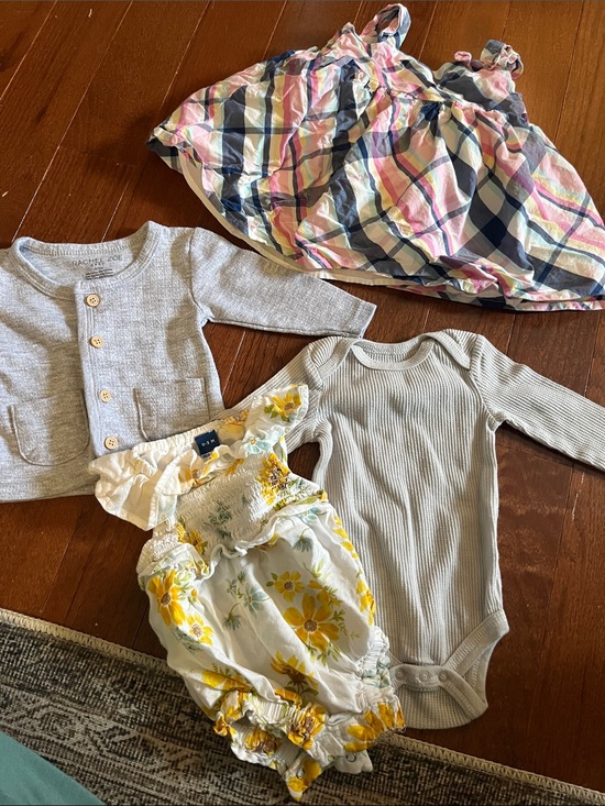 Rachel Zoe Other - Baby girl 0-3 month bundle clothing, dresses and onesies